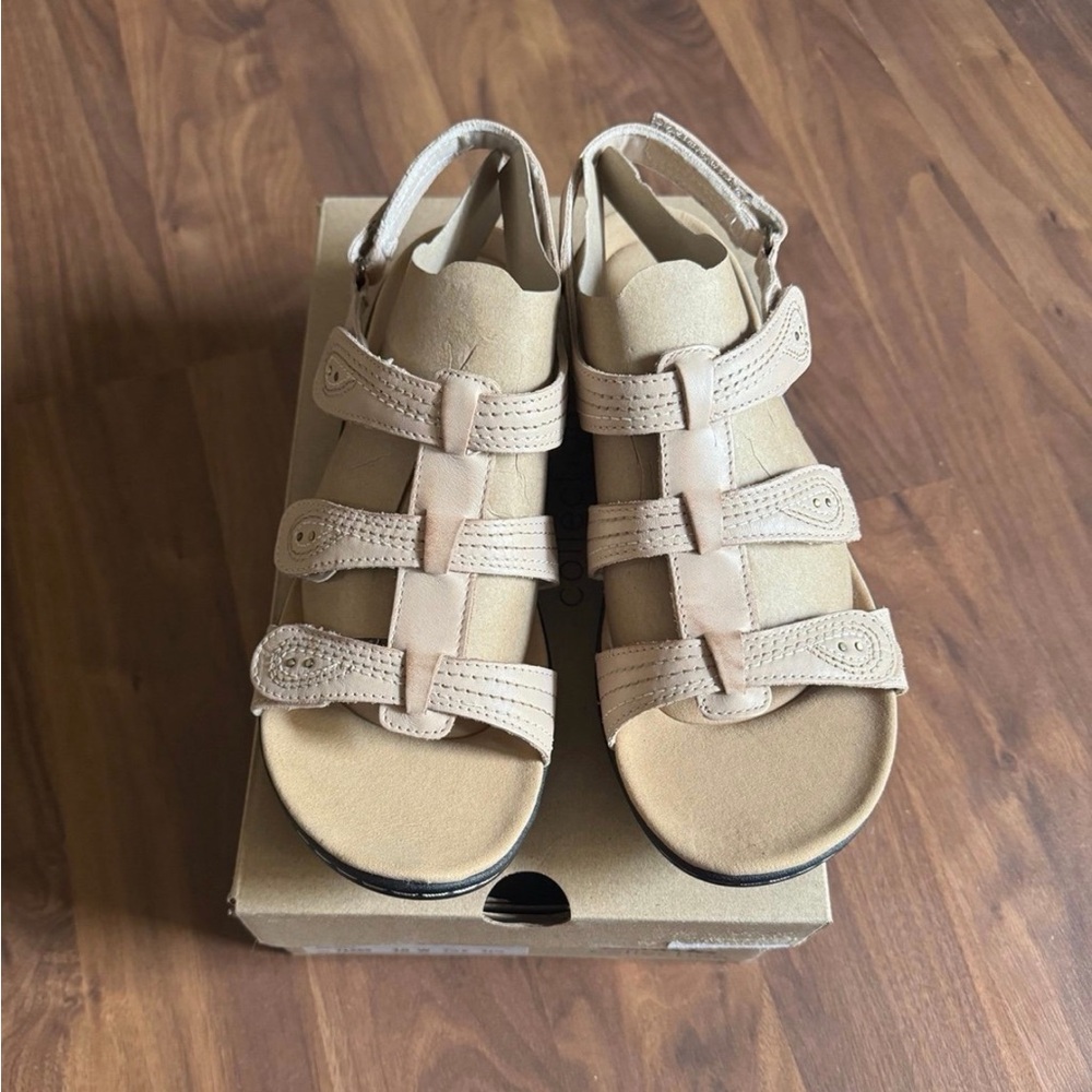 Beige Strappy Sandals